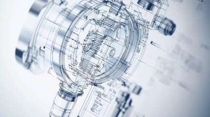 Dynamic Mechanical Schematics in Bright Lighting