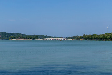 View of 17 Confucius Bridge, Kunming Lake, Summer Palace, Beijing, China