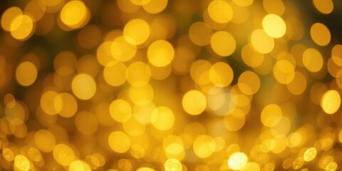 Fototapeta premium Abstract gold glitter bokeh, blurred festive backdrop, wedding,bright