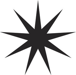 Fototapeta premium Star Shape PNG, Transparent Background