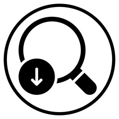 down arrow glyph icon