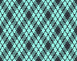 Argyle pattern of geometric rhombus. Harlequin check wallpaper design. Classic diamond shaped textile material for web background, print fabric clothing, sweater, wrapping paper, gift card, invitation