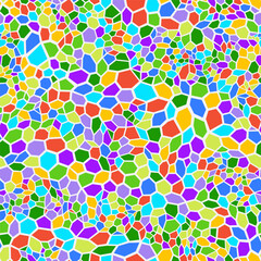 Colorful Abstract Geometric Cracked Tiles Pattern Background of rainbow colors