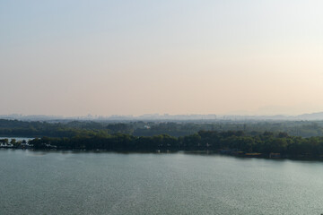 View of Kunming Lake at the Summer Palace in Beijing, China