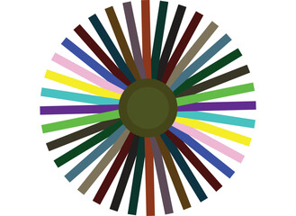 Obraz premium color guide on white