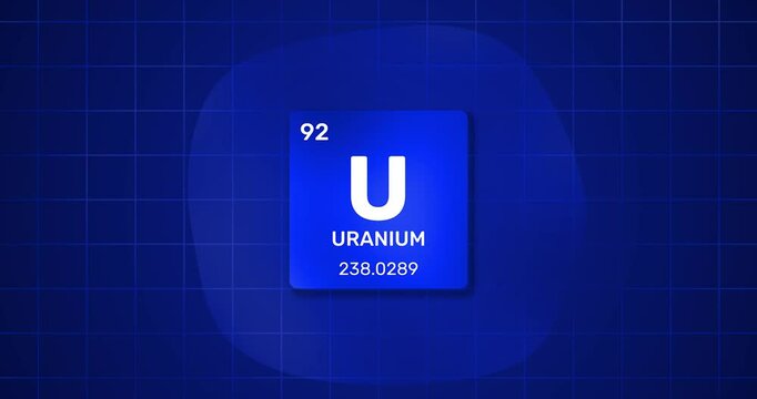 Uranium chemical element Periodic Table