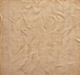 Fototapeta premium Aged graph paper, faint grid lines, yellowed & creased , antique, graph paper