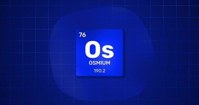 Osmium chemical element Periodic Table