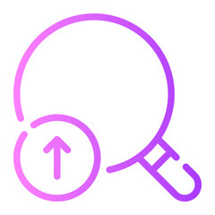 up arrow gradient icon