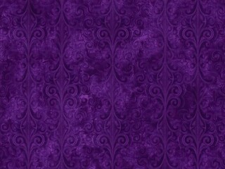 Deep amethyst swirls, textured damask pattern, damask,floral,home decor