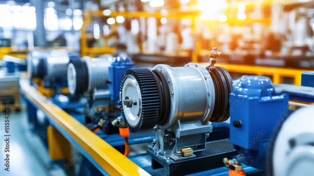Poster performance testing of electric motors in workshop setting