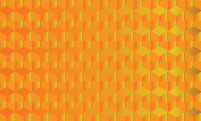  Orange gradient mosaic. Сhaotic mosaic texture. Abstract background with geometric design. Square pattern. Vector mosaic background. Seamless pattern