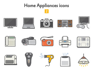 家電のアイコン集2