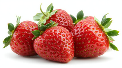 deliciously ripe strawberries: a visual feast of freshness