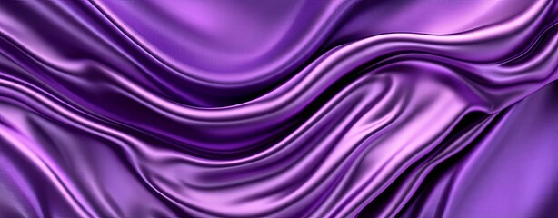Obraz premium Elegant Purple Smooth Fabric Background
