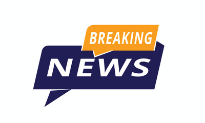 Breaking news - Banner poster or tag set for shop. vector illustration design element.