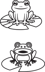 Artistic Frog Designs for Unique and Swamp-Themed Vector Concepts