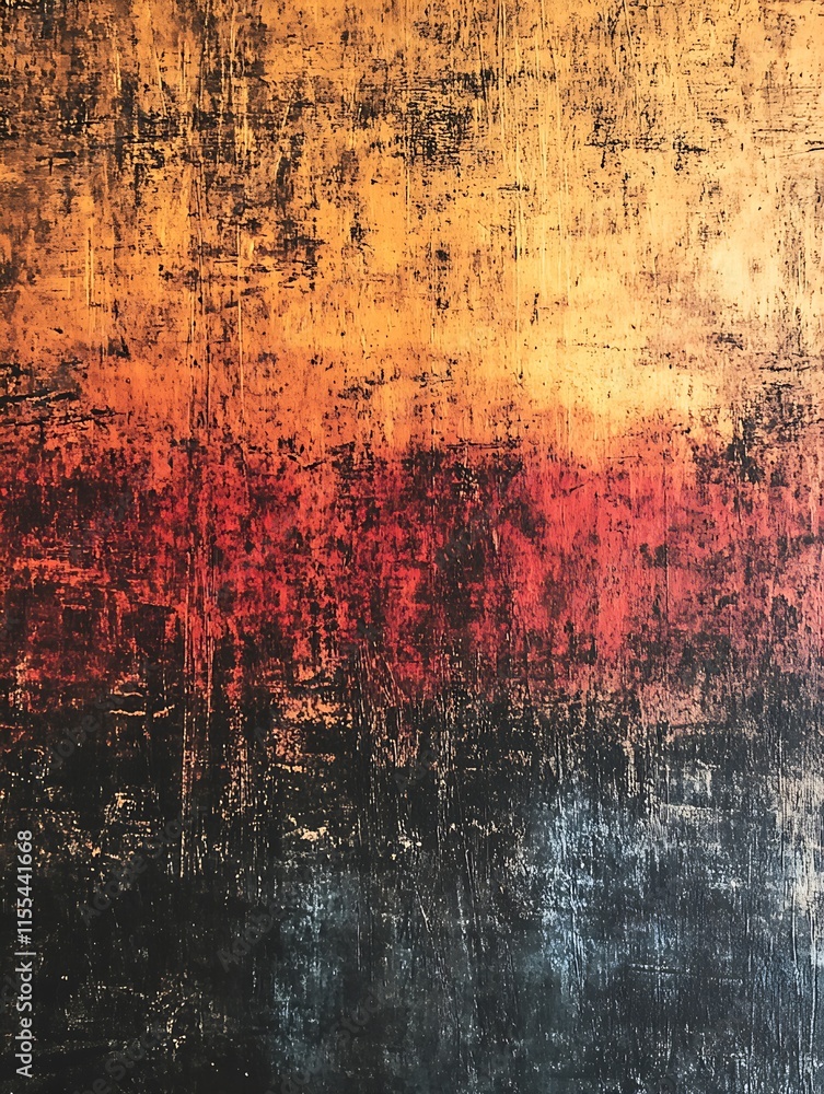 Poster abstract grunge background with warm earthy tones of red and orange texture : generative ai
