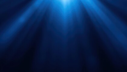 Obraz premium Radiant Blue Light Beams Shining on a Dark Background