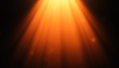 Obraz premium Glowing Orange Light Rays Radiating on a Warm Background