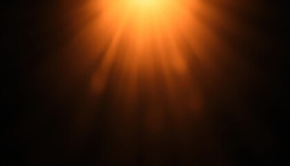 Obraz premium Glowing Orange Light Rays Radiating on a Warm Background