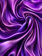 Obraz premium Deep Purple Silk Fabric Background