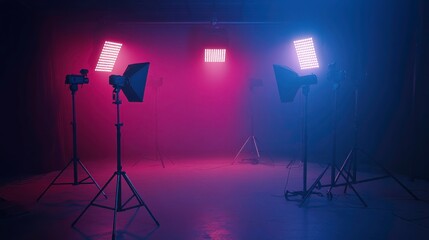 Advanced Lighting Setup with Professional Technology