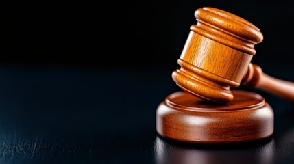 Gavel on Sound Block - Justice, Law, and Order Concept