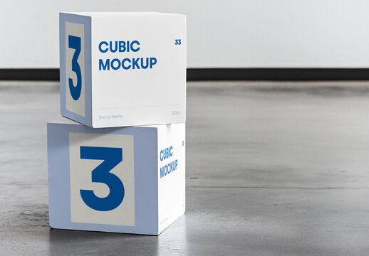 Two Square Sign Mockups