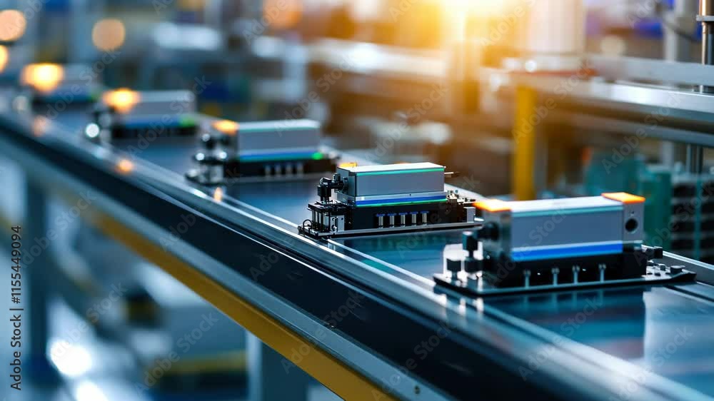 Poster automated telephoto camera system in high-tech production environment