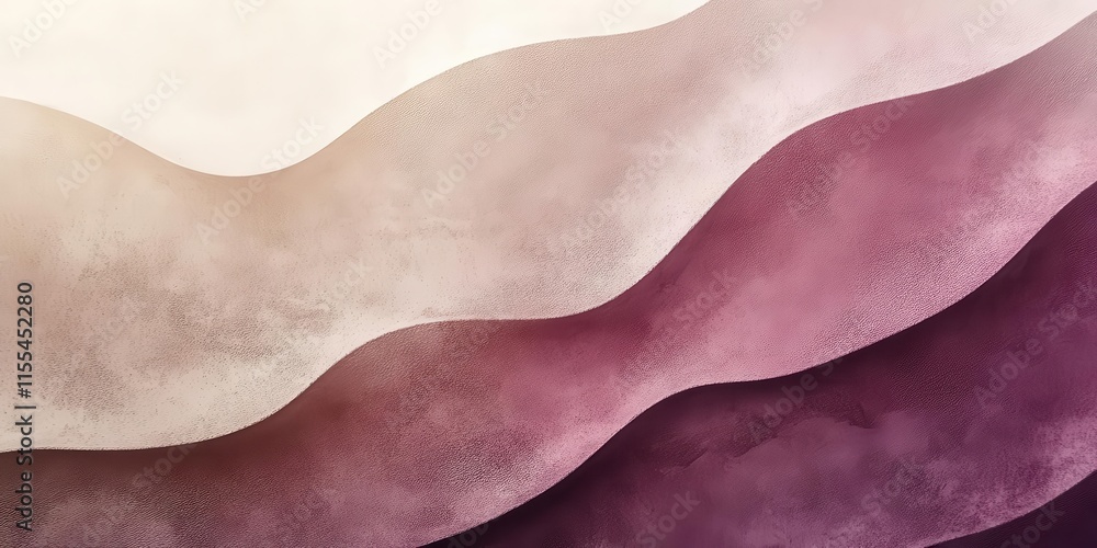 Aufkleber subdued mauve and taupe gradient, sophisticated and soft tones with matte texture, perfect for high-