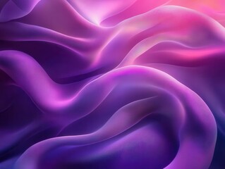 Fototapeta premium Dark violet purple lilac lavender pink abstract background. Satin fabric with glitter shine and elegant folds adding a touch of shimmer to wavy lines.