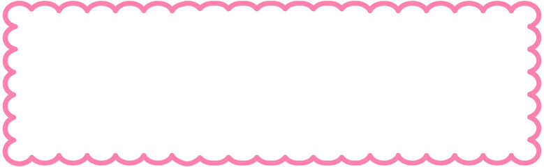 Wavy Square Border Frame