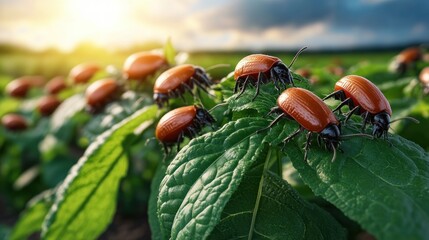 Explore integrated pest management strategies on organic farms, showcasing natural solutions for sustainable agriculture Discover effective techniques for controlling pests using eco-friendly