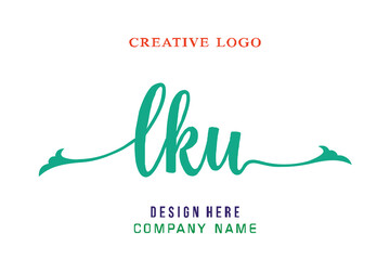 LKU lettering logo is simple, easy to understand and authoritative
