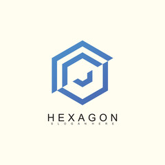 Polygonal Hexagon Logo symbol business