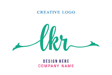 LKR lettering logo is simple, easy to understand and authoritative