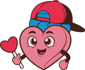 heart with a smile