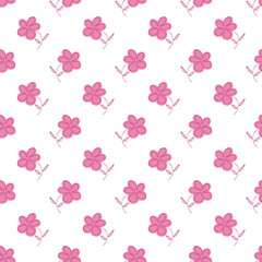 pink flower  seamless pattern. design for background, wallpaper, carpet, cloth, batik, textile, embroidery, sarong, interior decoration, floor, curtain, fabric print, ceramic