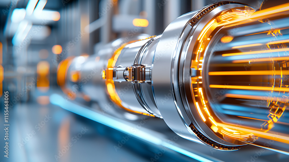 Poster innovative industrial technology modern factory high-resolution image futuristic environment macro v