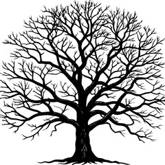 tree silhouette vector