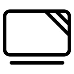 Naklejka premium screen icon