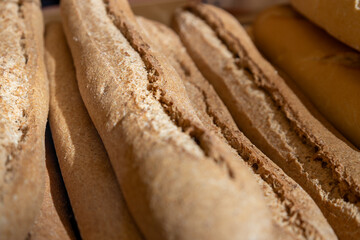 Food produced with refined flour.