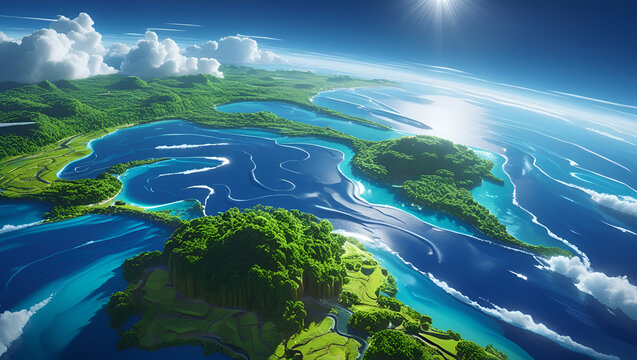 view of the earth