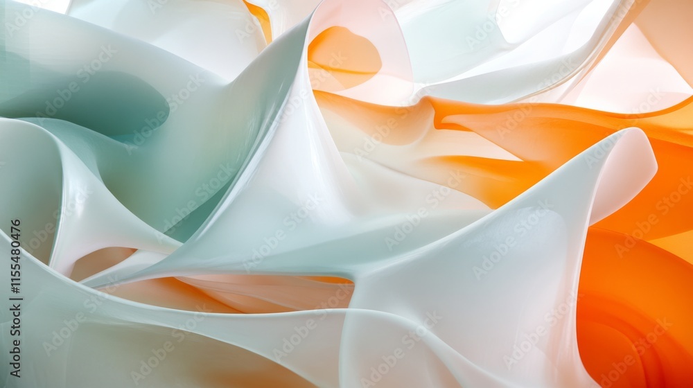 Poster dynamic soft light composition with high resolution detail