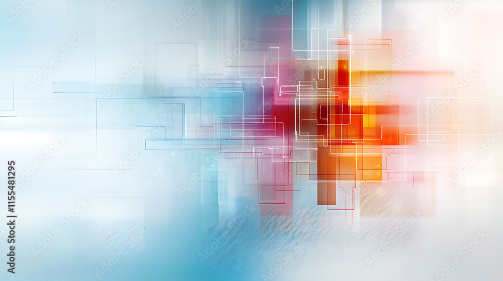 Poster abstract motion design digital art colorful background modern environment dynamic viewpoint creative