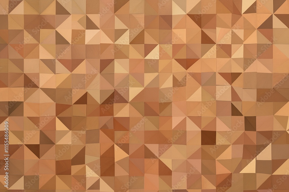 Poster A subtle geometric triangle pattern in muted earth tones