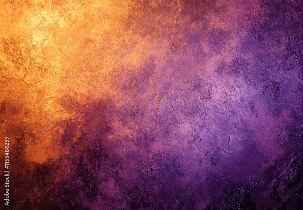Poster abstract texture of orange and purple shades with a unique gradient and rich tones for background us