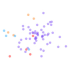 Balloons element design template transparent