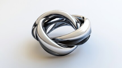 Fototapeta premium Futuristic Abstract Spiral Bracelet Design